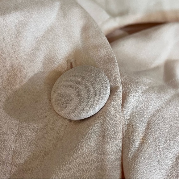 Vintage 80s Nina Piccalino Three-Button Blouse Soft Pink 16 - Picture 8 of 8